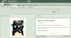 Desktop Screenshot of captnklaus.deviantart.com