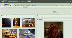 Desktop Screenshot of maliekin.deviantart.com