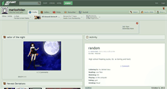 Desktop Screenshot of marloxhidan.deviantart.com