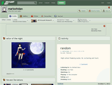 Tablet Screenshot of marloxhidan.deviantart.com
