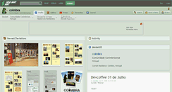 Desktop Screenshot of coimbra.deviantart.com