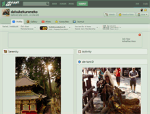 Tablet Screenshot of daisukekuroneko.deviantart.com