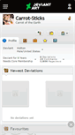 Mobile Screenshot of carrot-sticks.deviantart.com