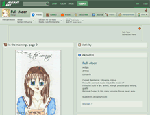 Tablet Screenshot of full--moon.deviantart.com