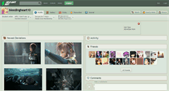 Desktop Screenshot of bleedingheart10.deviantart.com