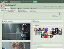 Tablet Screenshot of bleedingheart10.deviantart.com