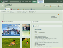 Tablet Screenshot of domskibum.deviantart.com