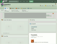 Tablet Screenshot of jusaysthx2.deviantart.com
