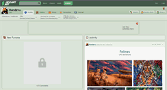Desktop Screenshot of mondevu.deviantart.com
