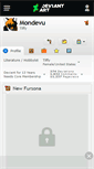 Mobile Screenshot of mondevu.deviantart.com