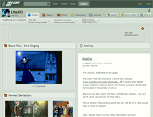 Tablet Screenshot of lita302.deviantart.com