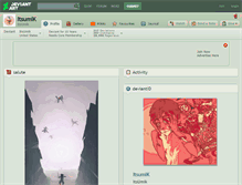 Tablet Screenshot of itsumik.deviantart.com