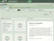 Tablet Screenshot of ordie.deviantart.com