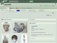 Tablet Screenshot of linaschiffer.deviantart.com