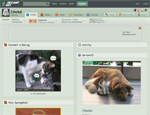 Tablet Screenshot of cinciut.deviantart.com