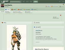 Tablet Screenshot of mechtechs.deviantart.com