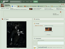Tablet Screenshot of dakkita.deviantart.com