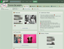 Tablet Screenshot of pictures-that-speak.deviantart.com