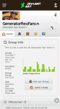 Mobile Screenshot of generatorrexfans.deviantart.com