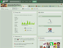 Tablet Screenshot of generatorrexfans.deviantart.com