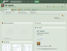 Tablet Screenshot of paf--isabella.deviantart.com