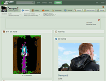 Tablet Screenshot of denryuu2.deviantart.com