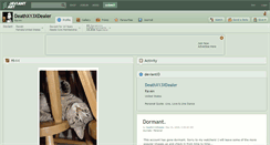 Desktop Screenshot of deathx13xdealer.deviantart.com