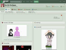 Tablet Screenshot of de-chi-tai-bases.deviantart.com