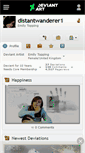 Mobile Screenshot of distantwanderer1.deviantart.com