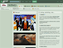 Tablet Screenshot of club-bleach.deviantart.com