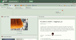 Desktop Screenshot of fashoo.deviantart.com