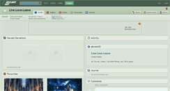 Desktop Screenshot of live-love-leave.deviantart.com