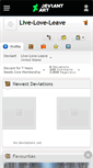 Mobile Screenshot of live-love-leave.deviantart.com