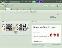Tablet Screenshot of missjacqueline.deviantart.com
