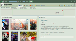Desktop Screenshot of knightmare6.deviantart.com