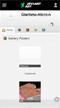 Mobile Screenshot of giantess-micro.deviantart.com