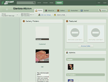 Tablet Screenshot of giantess-micro.deviantart.com