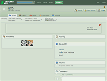 Tablet Screenshot of jlxd.deviantart.com