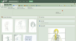 Desktop Screenshot of marufu-chan.deviantart.com