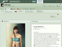 Tablet Screenshot of dottwing.deviantart.com