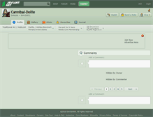 Tablet Screenshot of cannibal-dollie.deviantart.com