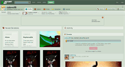 Desktop Screenshot of cutewolf8.deviantart.com