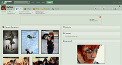Desktop Screenshot of dapink.deviantart.com