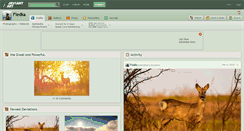 Desktop Screenshot of fiedka.deviantart.com