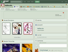 Tablet Screenshot of msbiscuits.deviantart.com