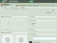 Tablet Screenshot of playtoon.deviantart.com