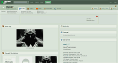 Desktop Screenshot of mack27.deviantart.com