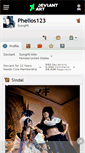 Mobile Screenshot of phelios123.deviantart.com