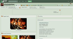 Desktop Screenshot of hollyelizabethjean.deviantart.com