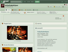 Tablet Screenshot of hollyelizabethjean.deviantart.com